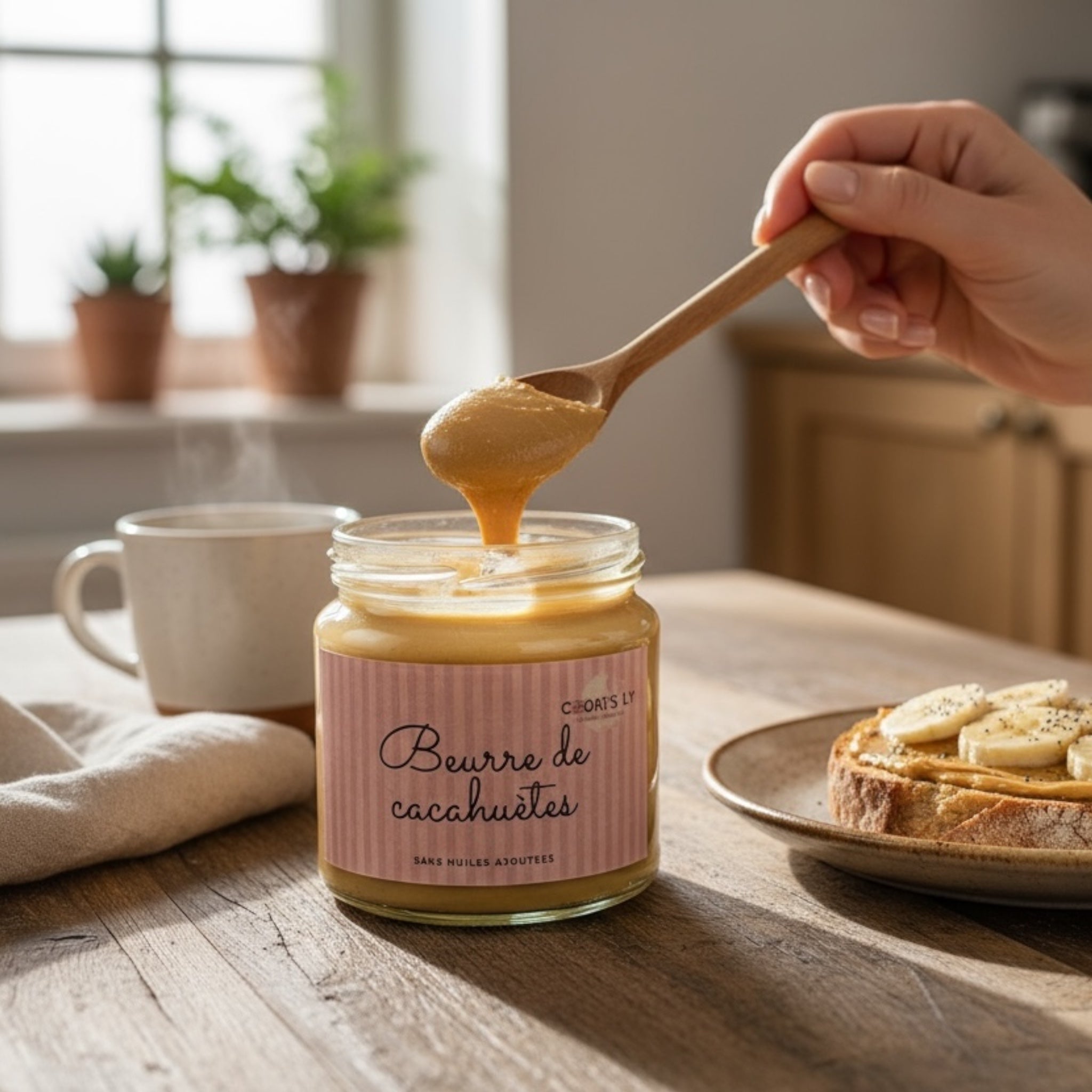 Beurre de cacahuètes 100%